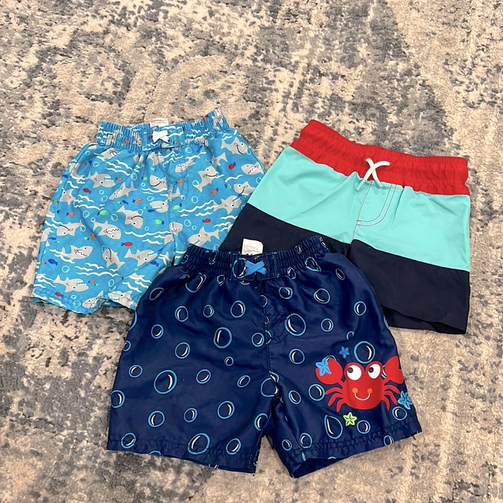 3 size 18m boys swimming trunks